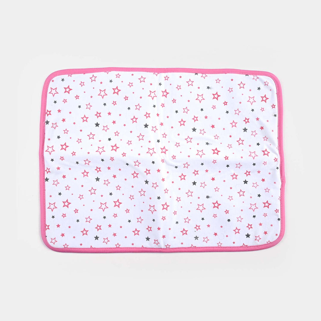 Baby Changing Sheet 17x22 Star | Pink