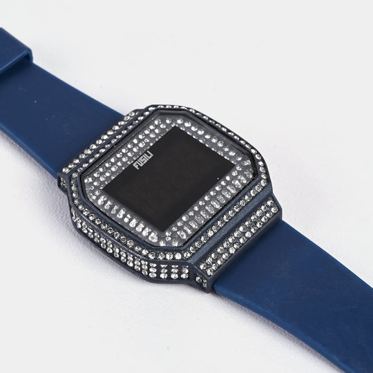 Elegant Touch Display Digital Wristwatch For Girls