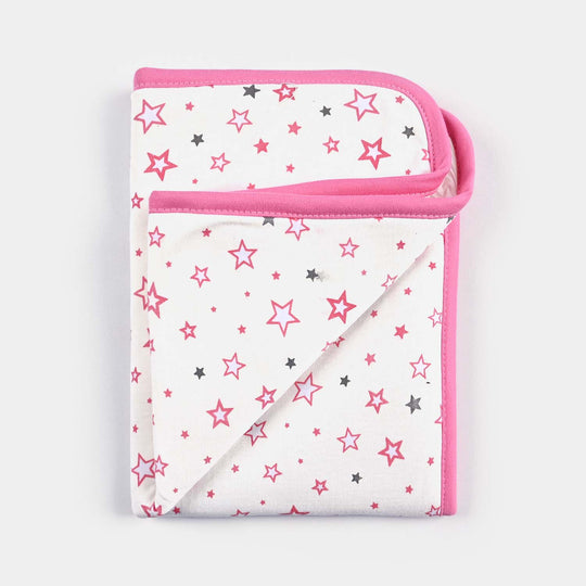 Baby Changing Sheet 17x22 Star | Pink