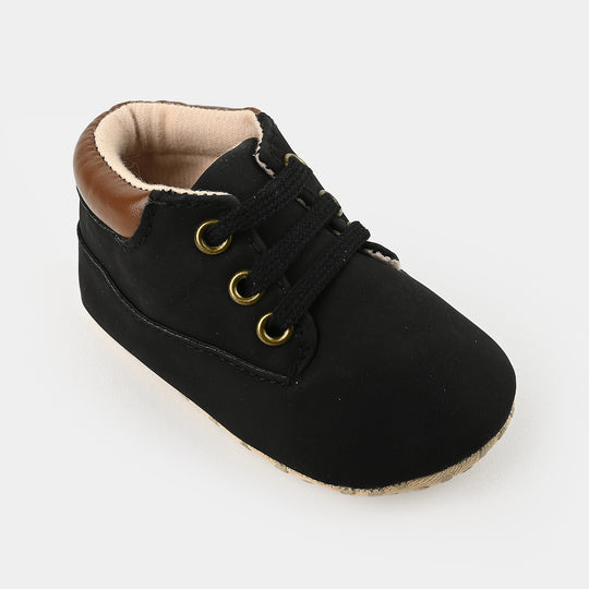 Baby Boy Shoes J11-BLACK