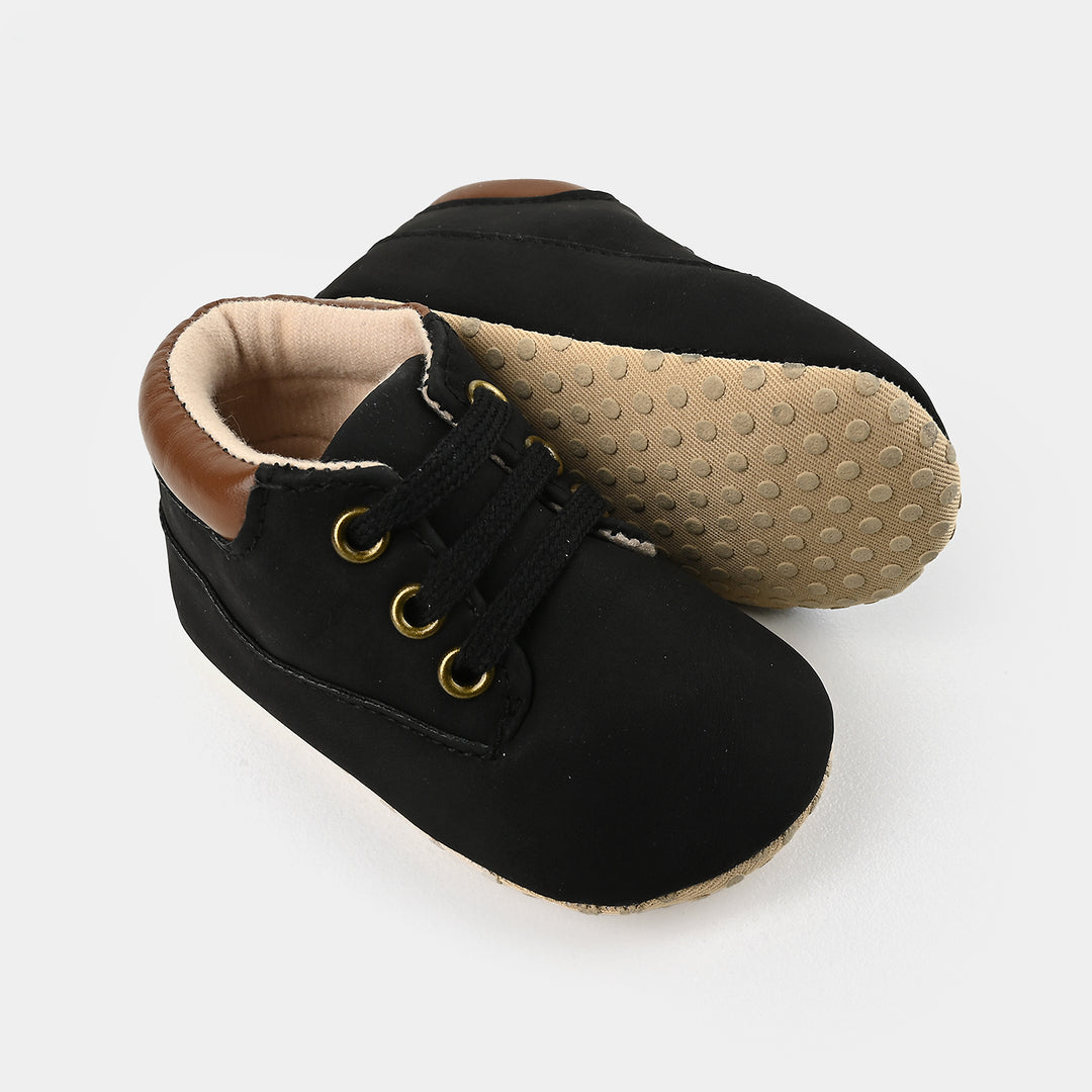 Baby Boy Shoes J11-BLACK