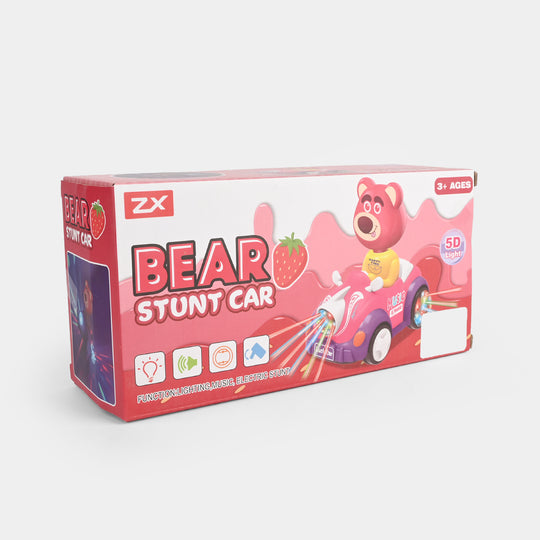 Electric Bear Stunt Car with Light & Sound