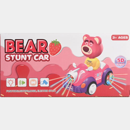 Electric Bear Stunt Car with Light & Sound