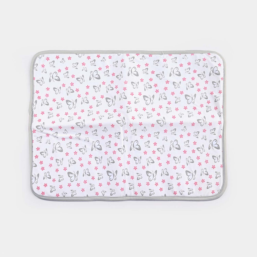 Baby Changing Sheet 17x22 Butterfly | Grey