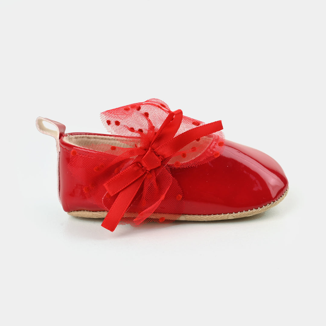 Baby Girl Shoes D127-Red