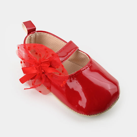 Baby Girl Shoes D127-Red