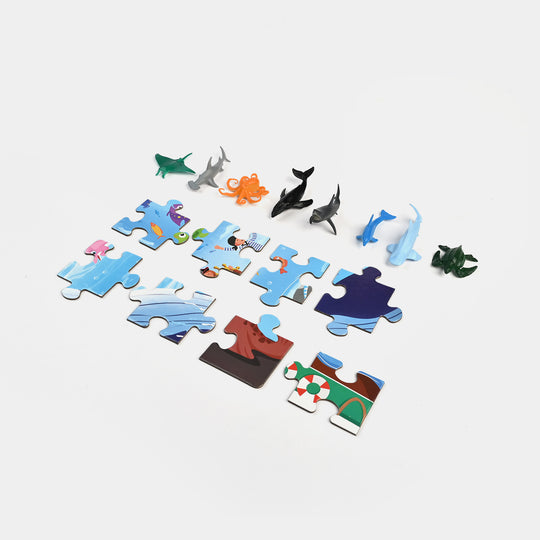 Ocean Theme Puzzle – 56 Pieces (Ages 3+)