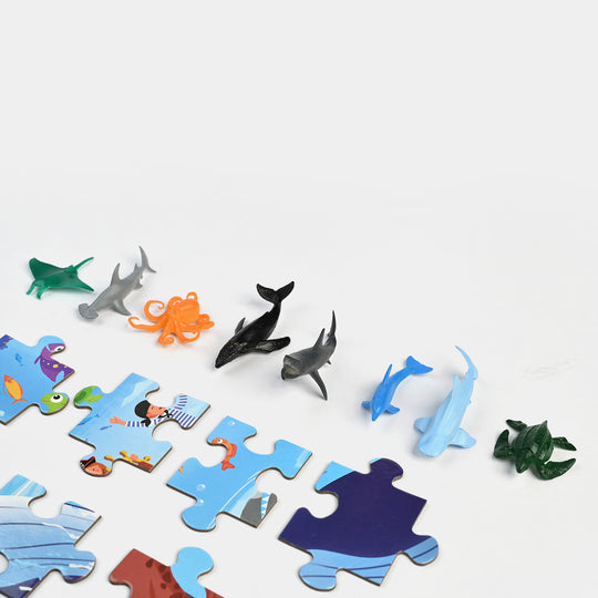 Ocean Theme Puzzle – 56 Pieces (Ages 3+)