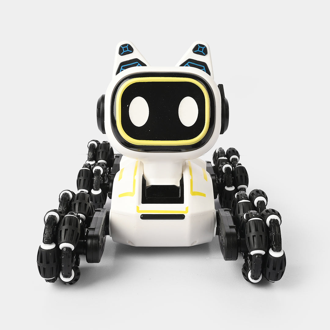 Stunt Eight-Wheel Robot Dog – RC Remote Control Robot for Kids