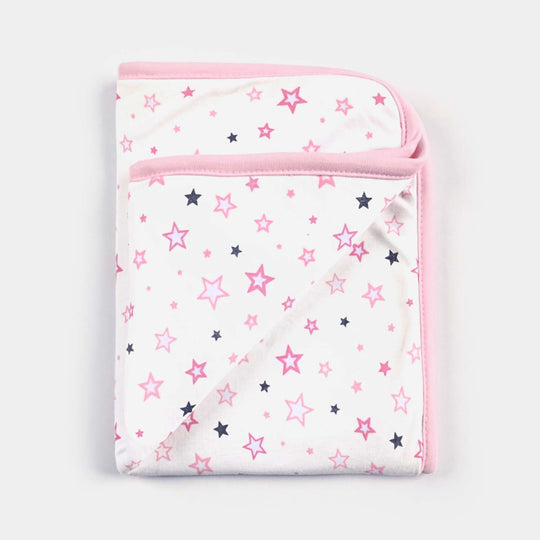 Baby Changing Sheet 17x22 Star |  Light Pink