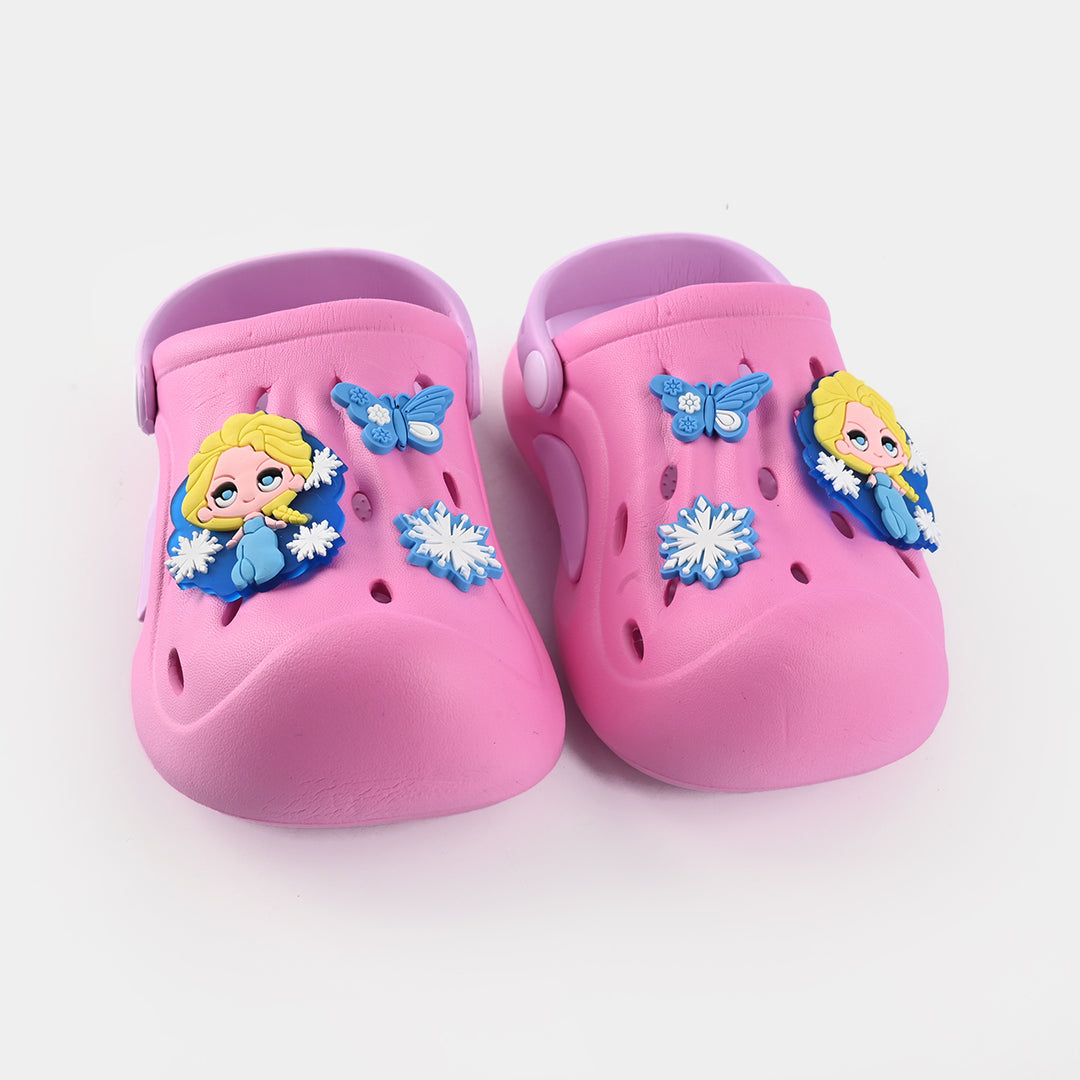 Girls Clogs 3503-7-Fuschia