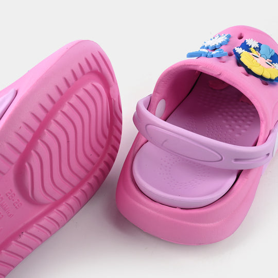 Girls Clogs 3503-7-Fuschia