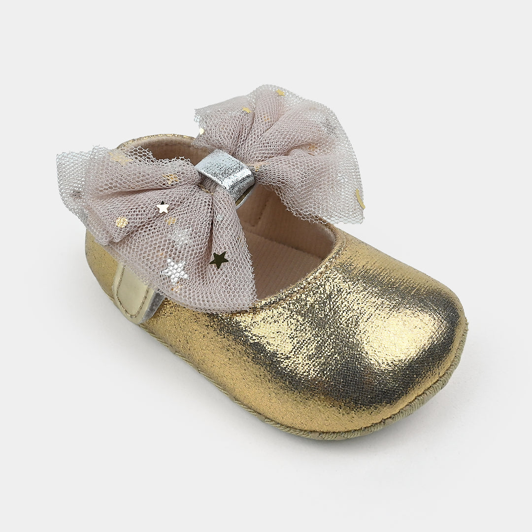 Baby Girl Shoes G33-Golden Price in Pakistan Bachaa Party