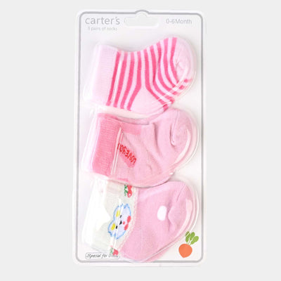 Infant Baby Socks 0-6M-3Pcs