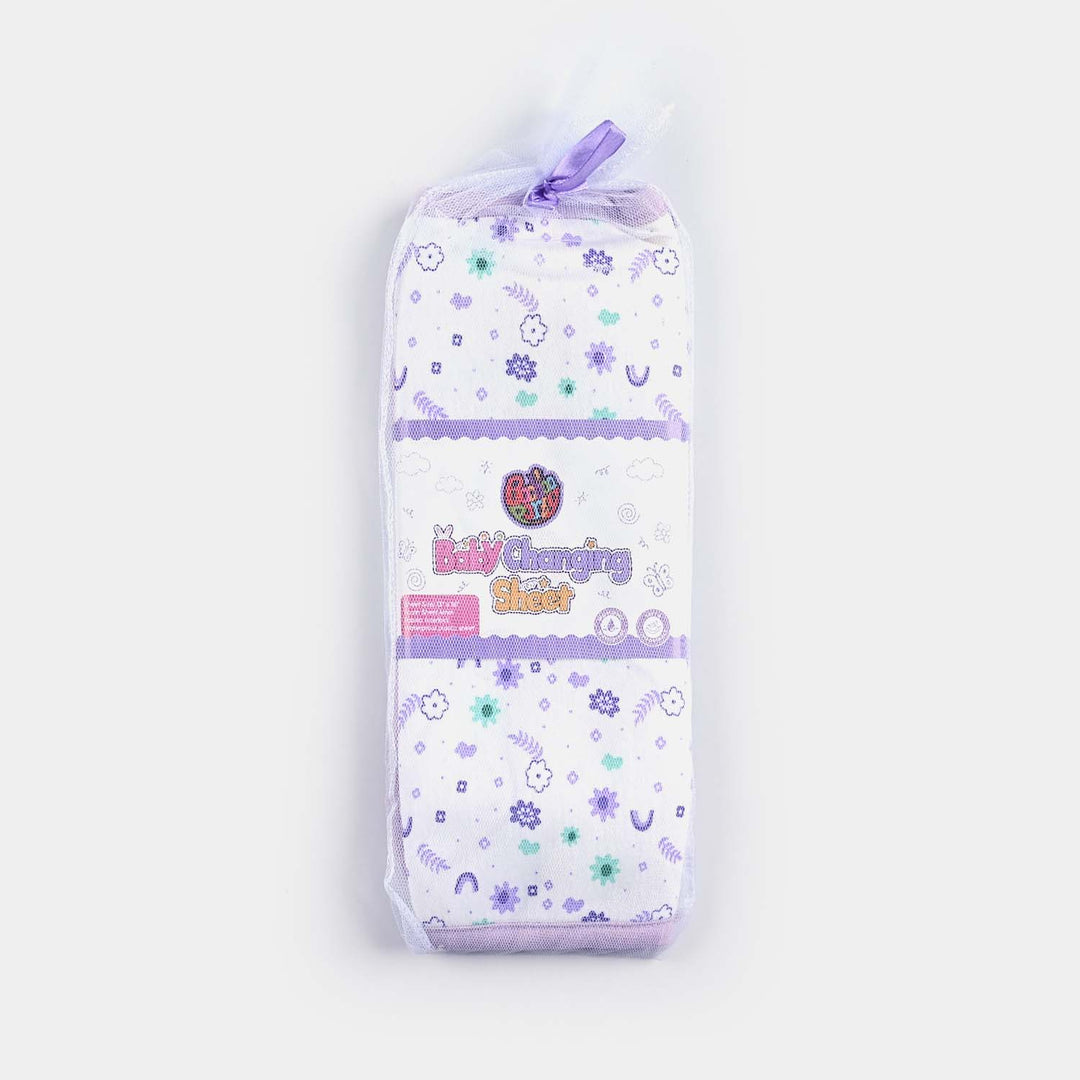 Baby Changing Sheet 13*16 Flower | Purple