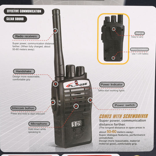 Simulated Walkie Talkie For Kids