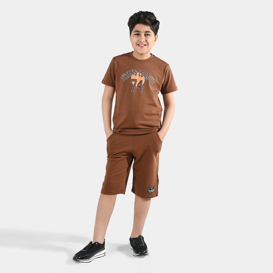 Boys Jersey/Terry 2-Piece Suit (Titans) - Sorl Horse