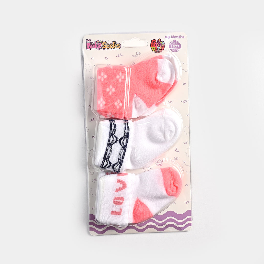 Infant Baby Socks Pack Of 3