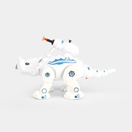 Mechanical Electric Dinosaur with Launcher