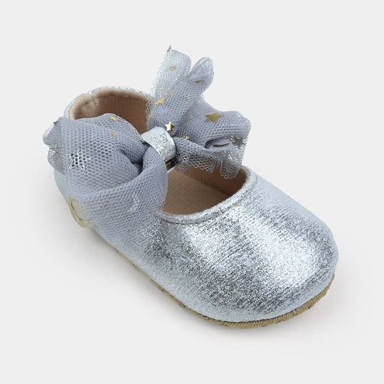 Baby Girl Shoes G33-SILVER