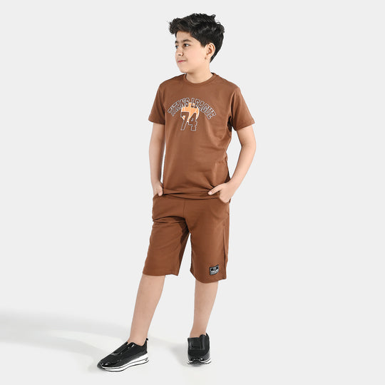 Boys Jersey/Terry 2-Piece Suit (Titans) - Sorl Horse
