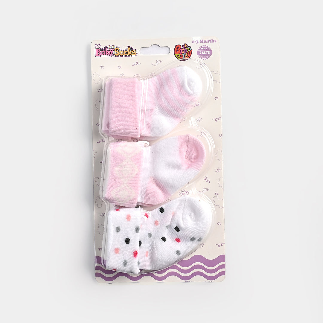 Infant Baby Socks Pack Of 3