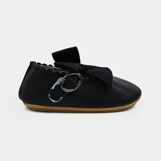 Baby Girl Shoes H46-BLACK