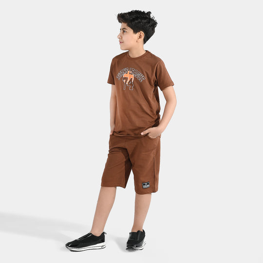 Boys Jersey/Terry 2-Piece Suit (Titans) - Sorl Horse