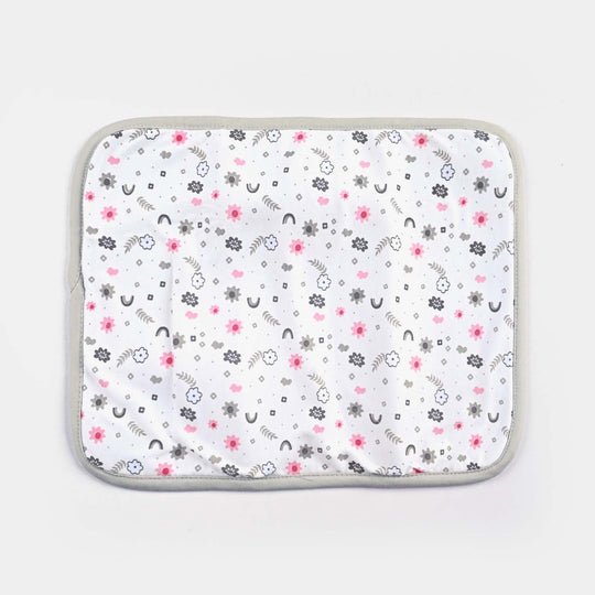 Baby Changing Sheet 13*16 Flower | Grey