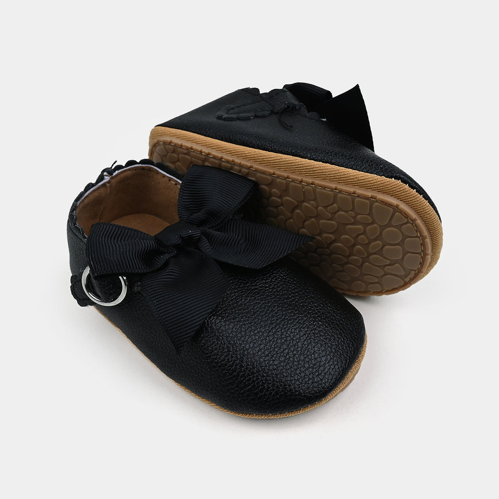 Baby Girl Shoes H46-BLACK