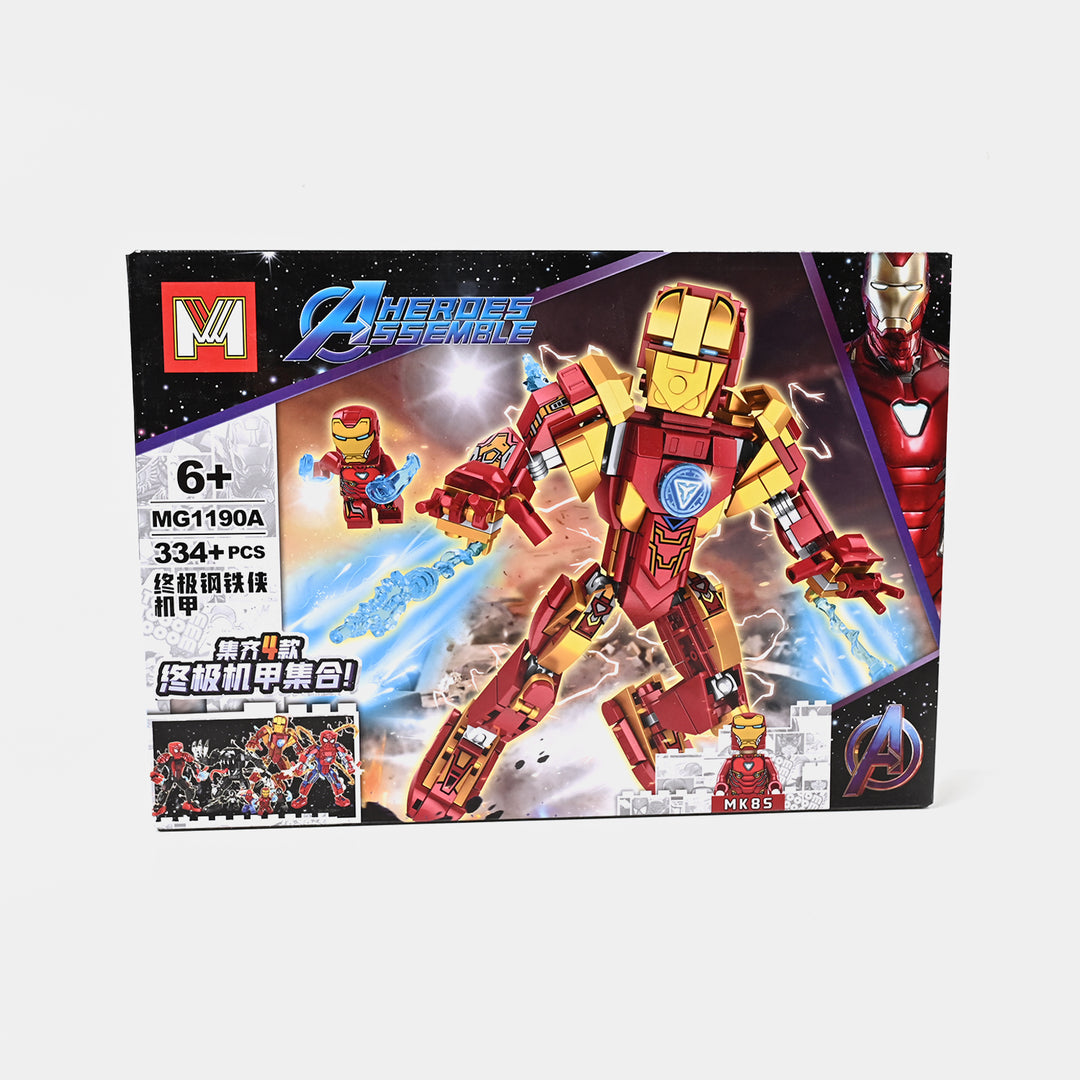 Character Building Block Set – (334pcs)