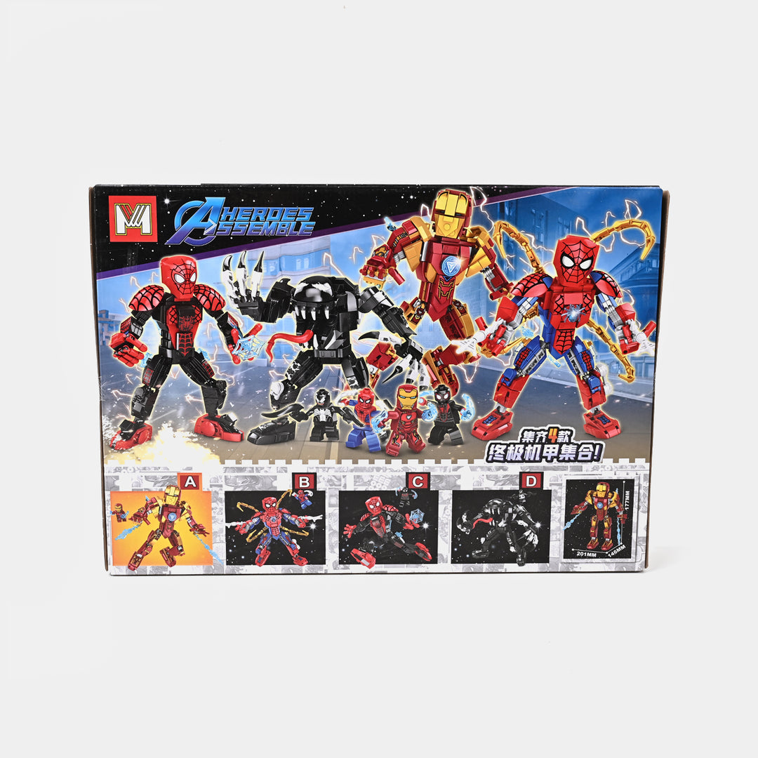 Character Building Block Set – (334pcs)