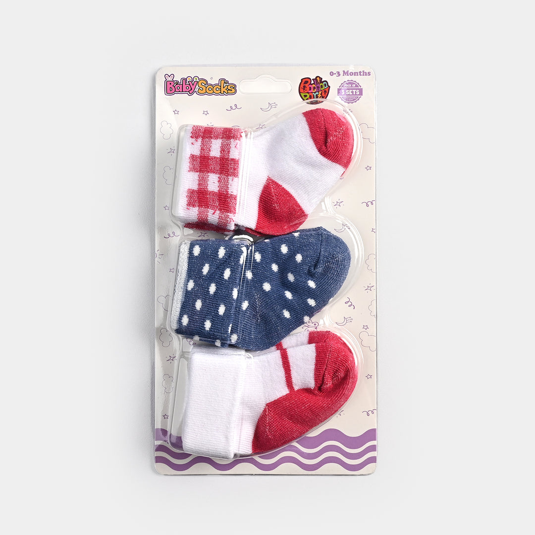 Infant Baby Socks Pack Of 3