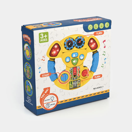 Musical Steering Wheel With Light & Music