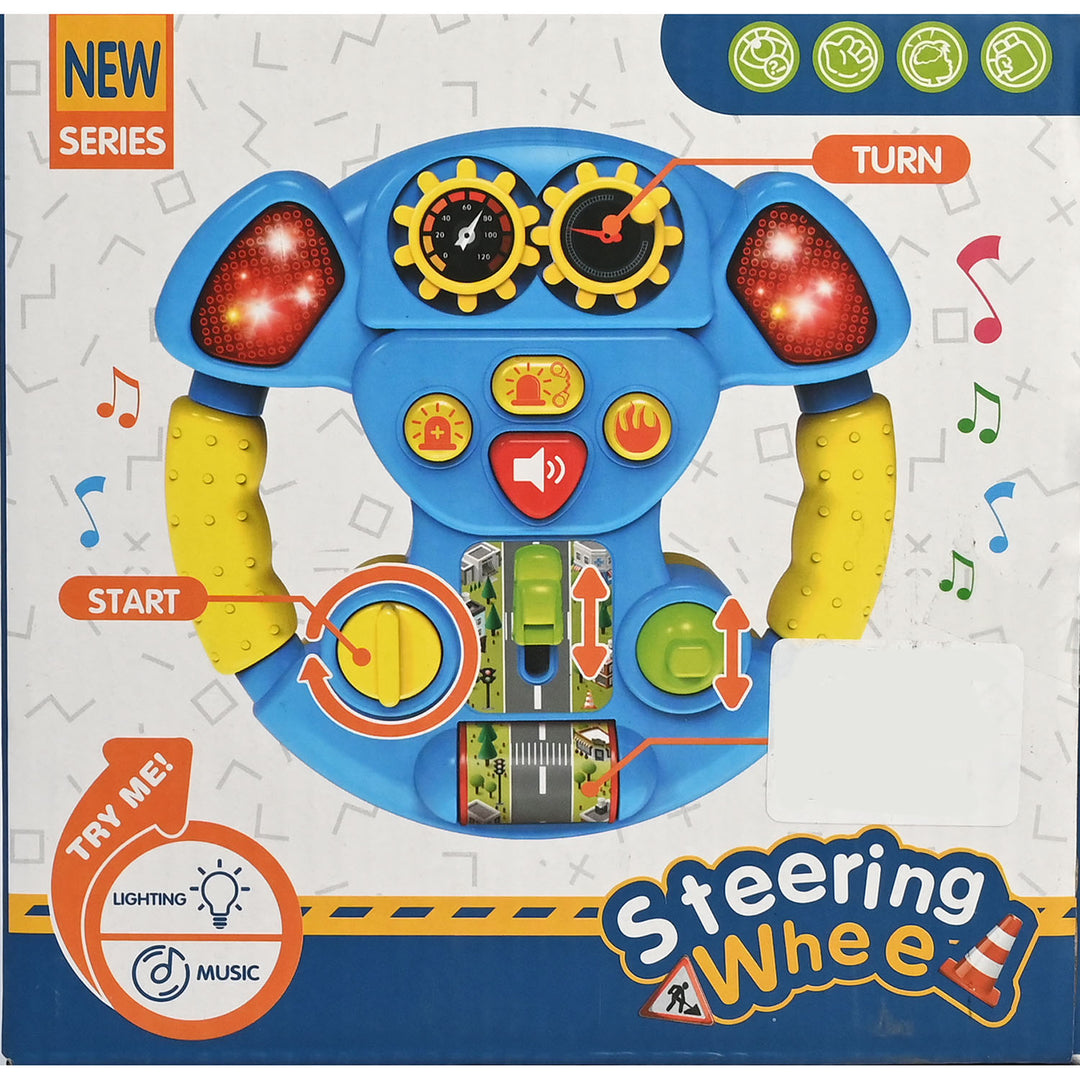 Musical Steering Wheel With Light & Music