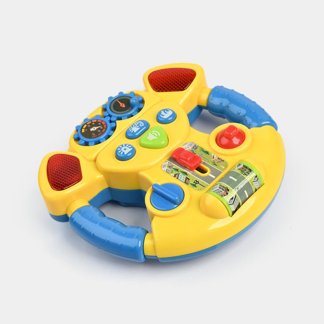 Musical Steering Wheel With Light & Music