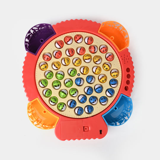 Electric & Musical Rotating Fishing Game Toy for Kids