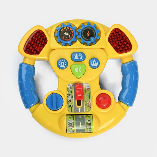 Musical Steering Wheel With Light & Music