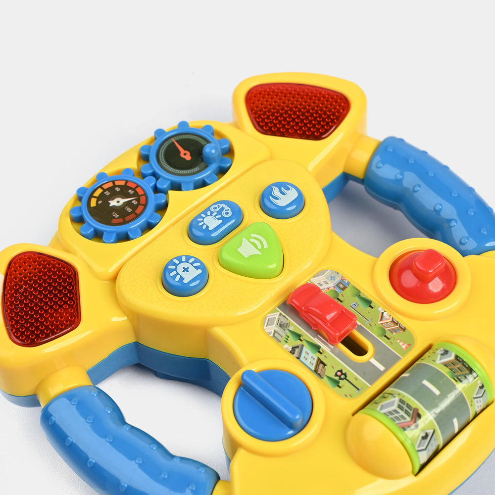 Musical Steering Wheel With Light & Music