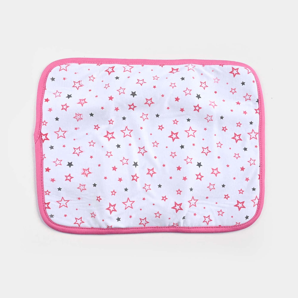 Baby Changing Sheet 13x16 Star | Pink