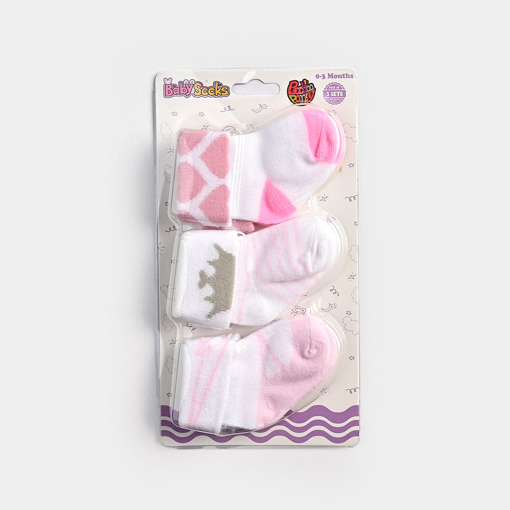 Infant Baby Socks Pack Of 3