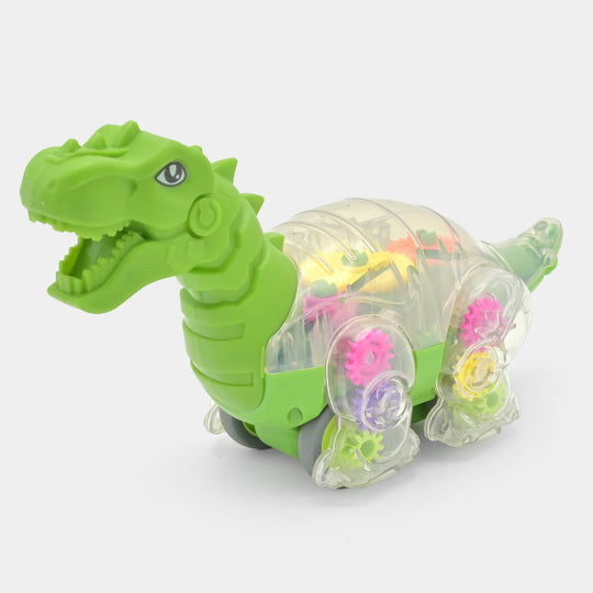 Electric Universal Gear Dinosaur Musical Toy For Kids