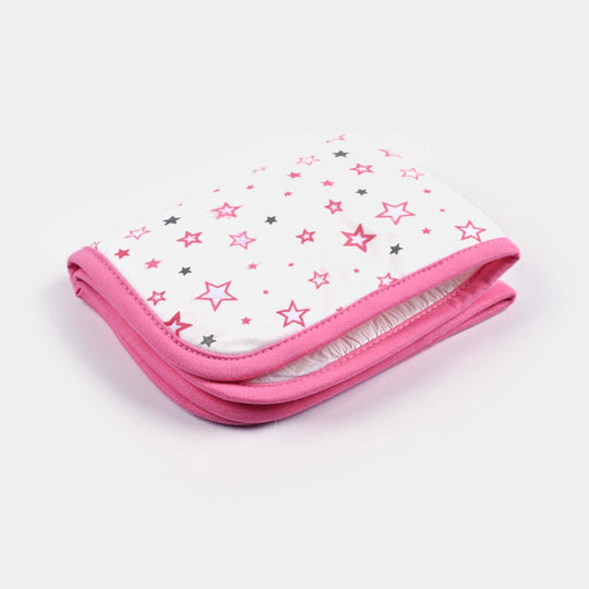 Baby Changing Sheet 13x16 Star | Pink