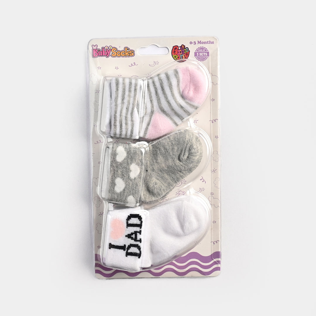 Infant Baby Socks Pack Of 3