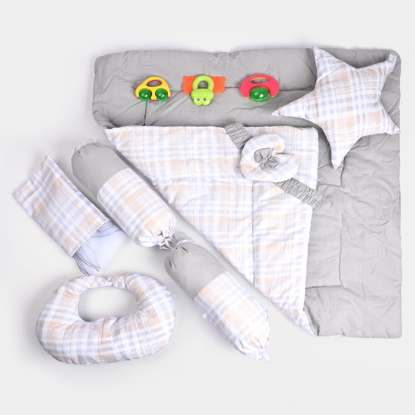 Baby Carry Nest 8PCs Set | GRAY