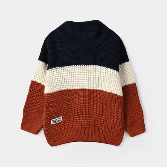 Boys Acrylic Sweater-Vibes-Multi