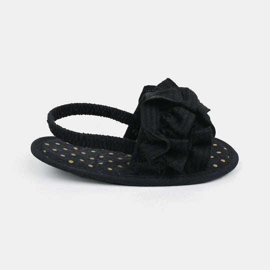 Baby Girl Shoes E154-BLACK