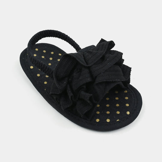 Baby Girl Shoes E154-BLACK