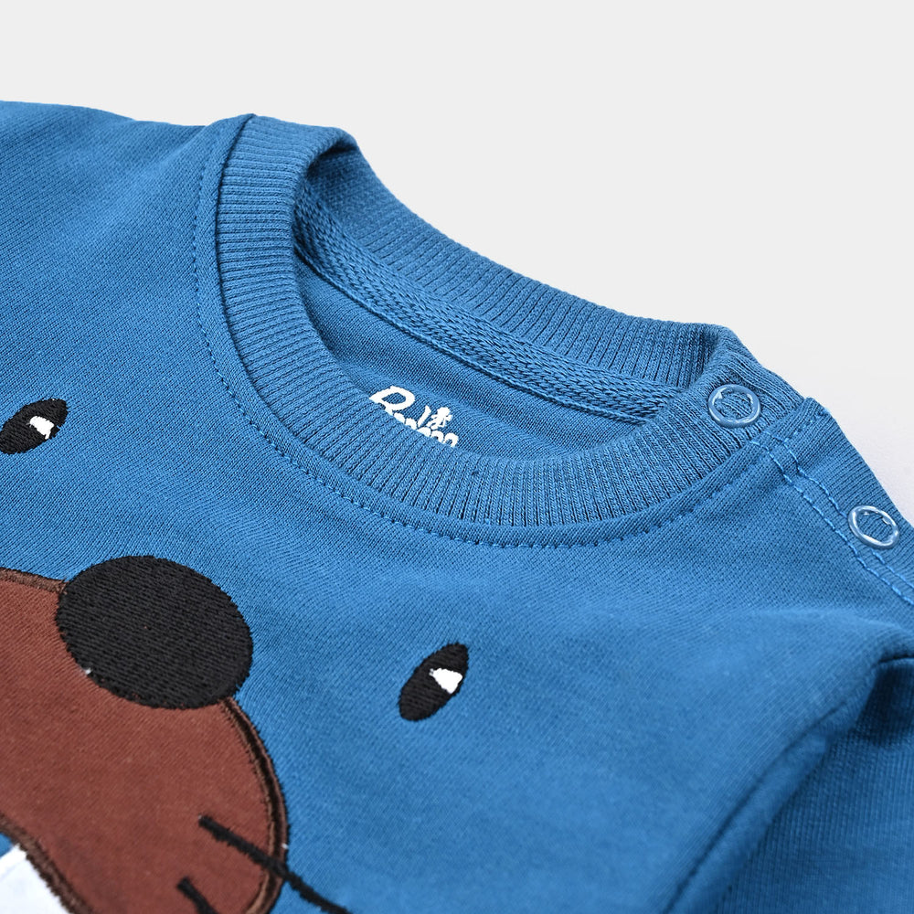 Infant Boys Cotton Terry Sweatshirt Seal