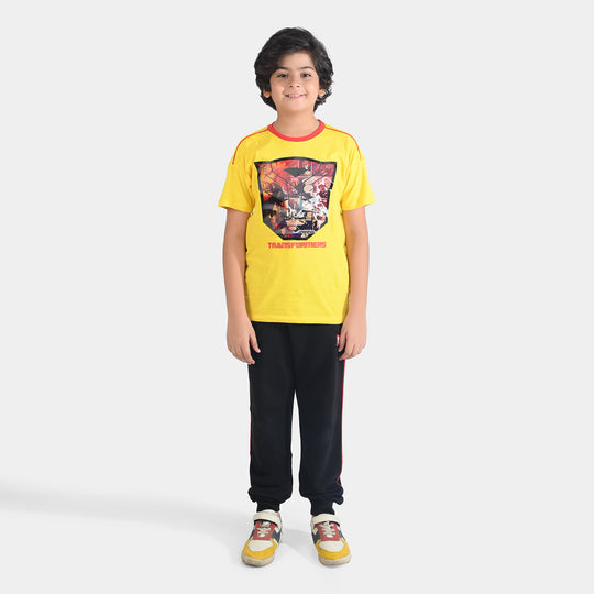 Boys Jersey/Terry 2 Piece Suit Transformers